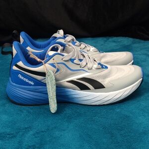 Reebok Verse Blue Gray Black White Running Sneaker Athletic Men’s Size 10.5